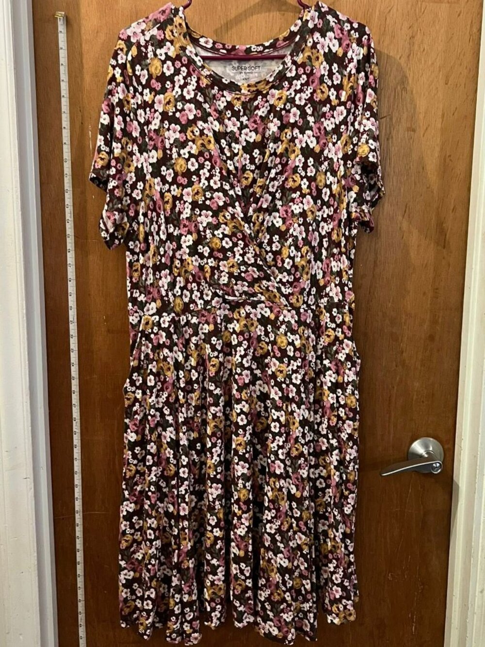 🐻Size 2(2X) - Torrid - Short Sleeve Pullover Floral Dress w/Pockets
